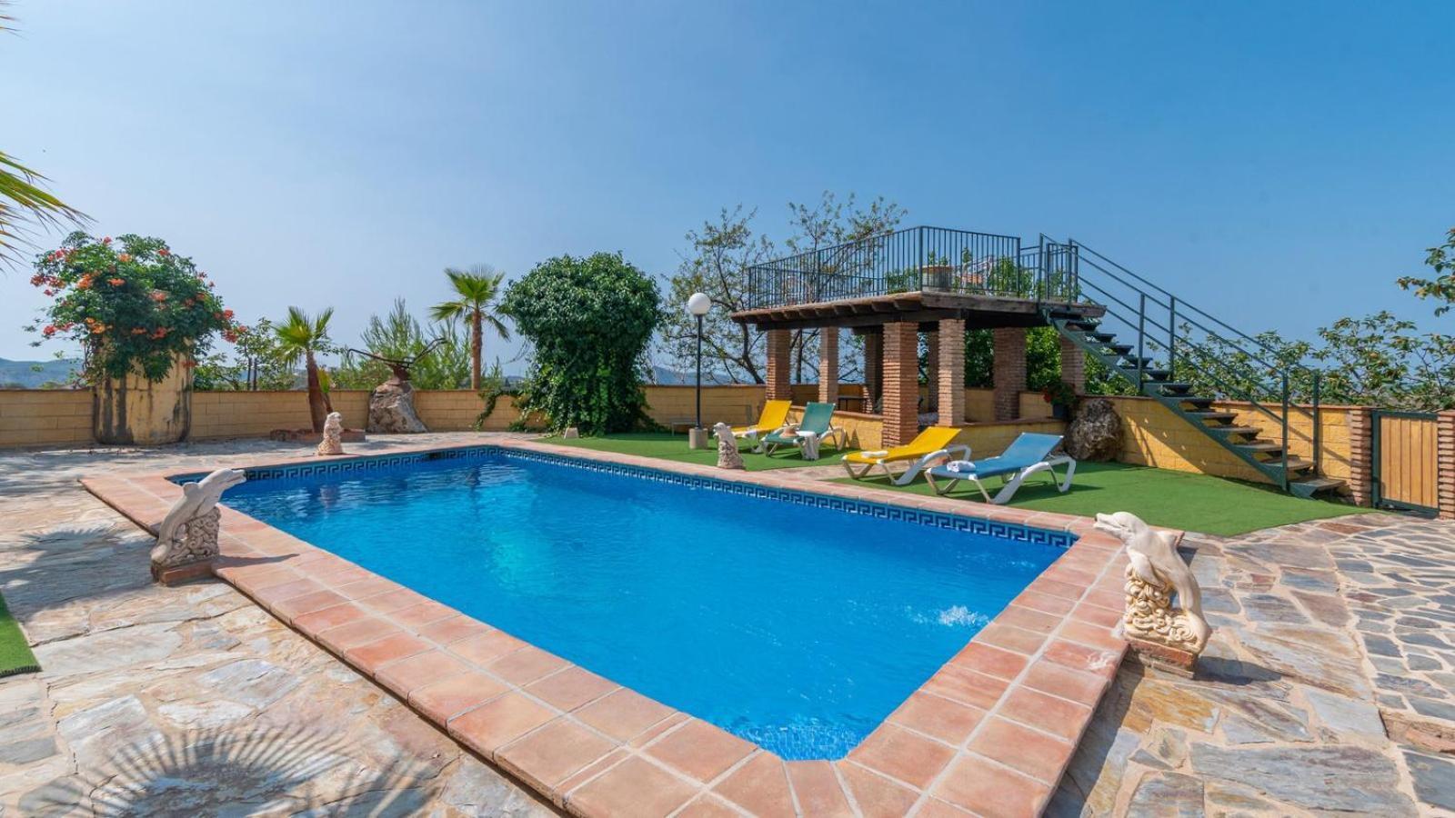 Villa Paraiso Andaluz Sedella By Ruralidays Exterior photo